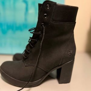 Timberland heel booties.